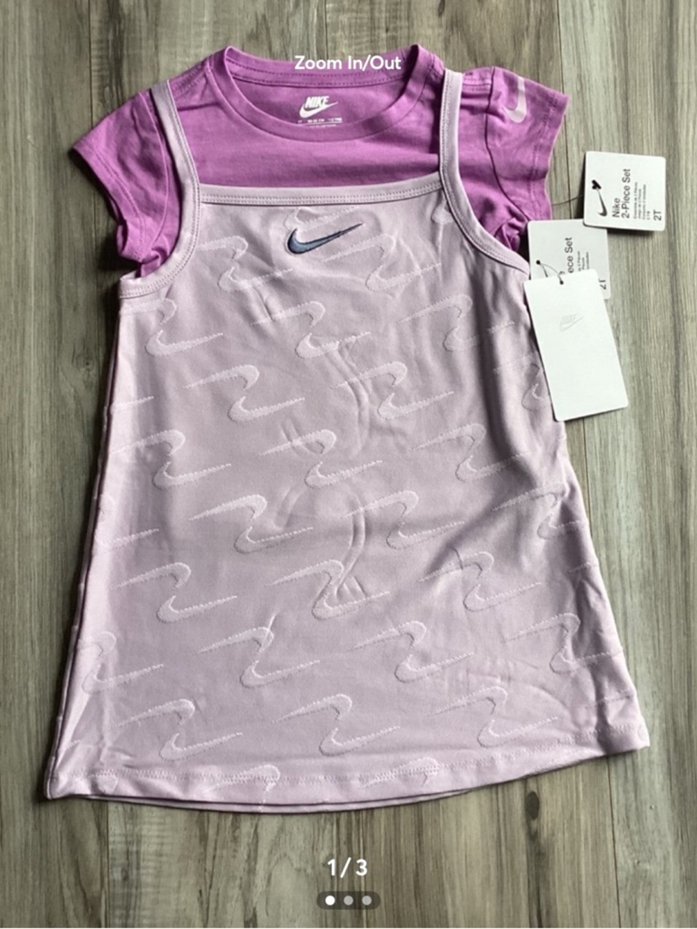 Nike Dress set toddler girls size 2T(NWT) ~PRICE IS FIRM, NO OFFERS~
